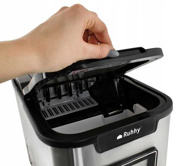 Domowa Kostkarka do Lodu Maszyna do Robienia Kostek Lodu 120W LCD 12kg