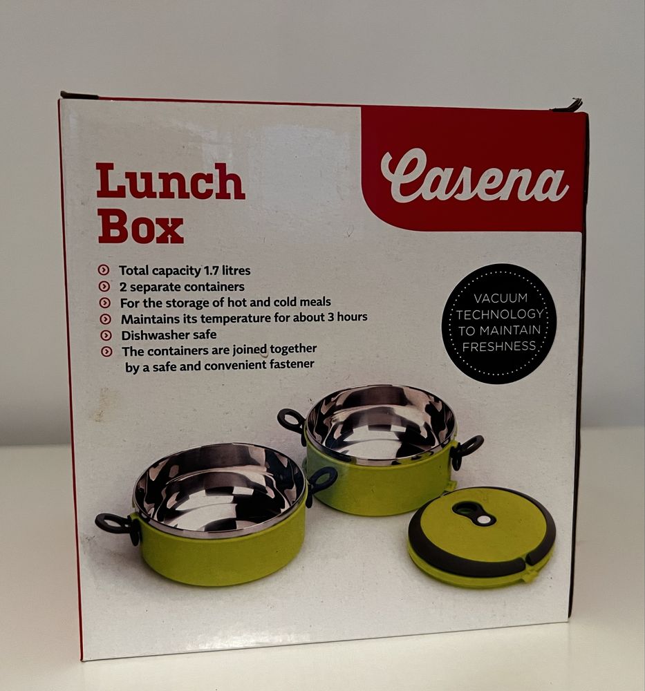 Zestaw lunchowy lunch box nowy Casena 1,7l na obiad