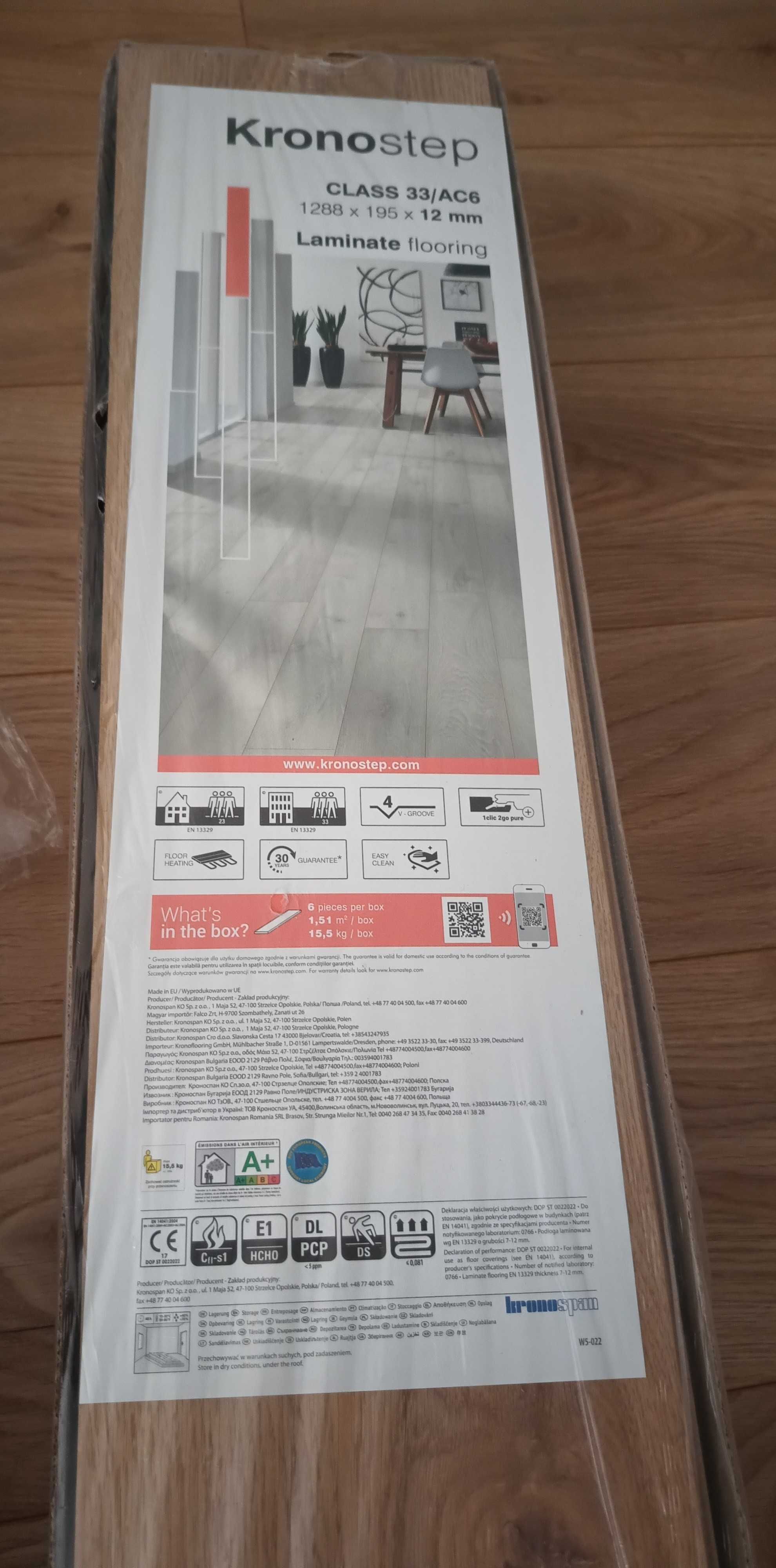 Panele podłogowe laminowane Kronostep dąb Avaros K589