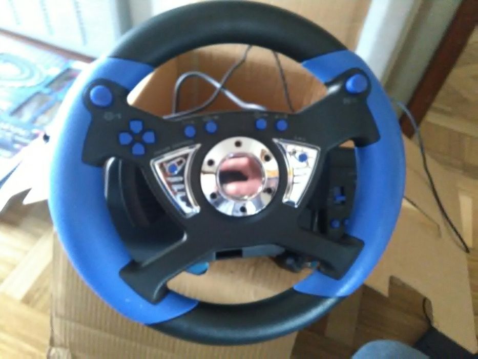 Volante vintage retro gaming PlayStation 2 novo na caixa