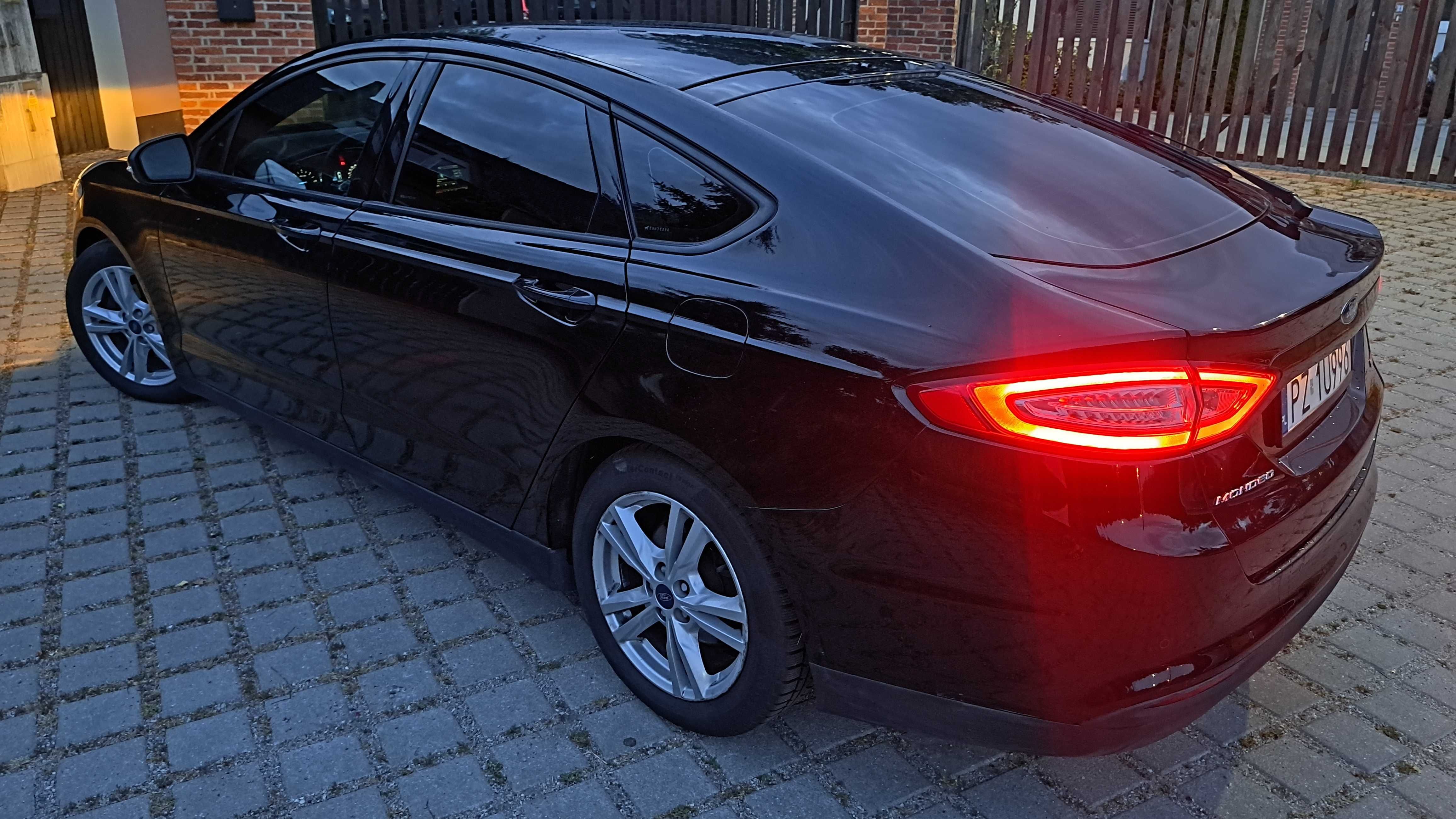 Ford Mondeo Mk5 1.5 tdci 2016r czarny jasny środek MEGA AUTKO Salon PL