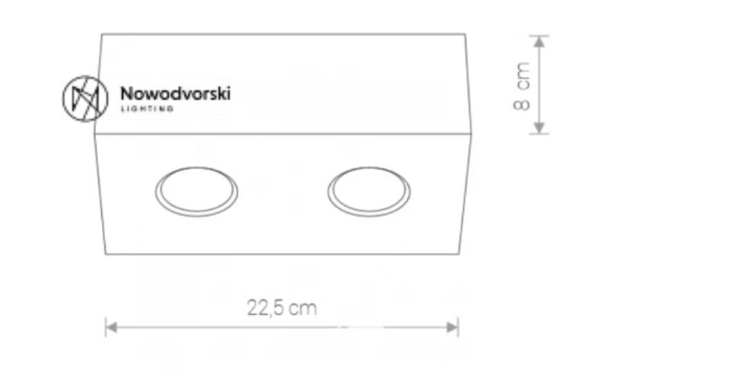 Plafon Nowodvorski CARSON WHITE II plafon 5574
