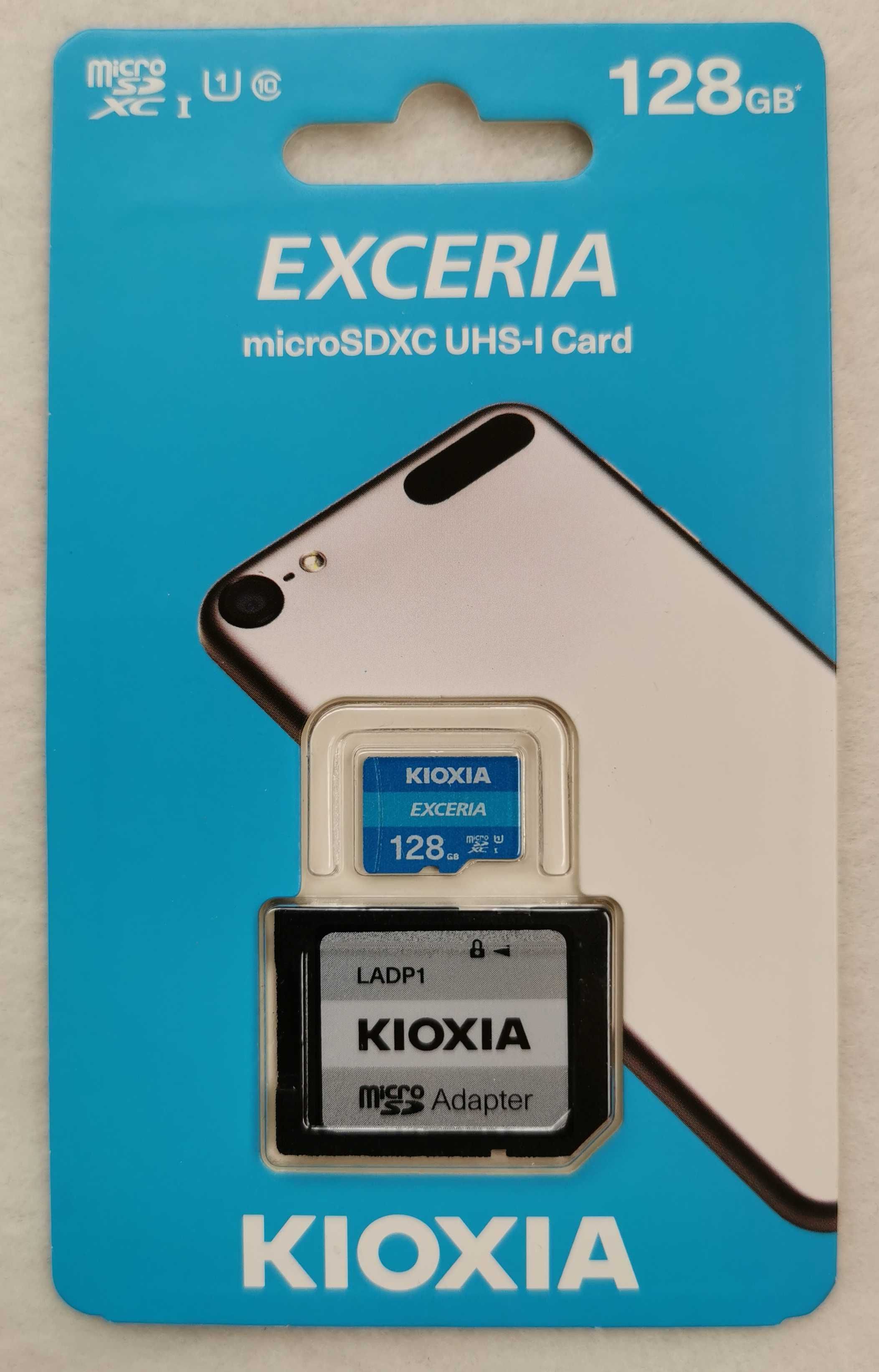 Karta pamięci KIOXIA Exceria microSDXC 128GB + adapter Nowa