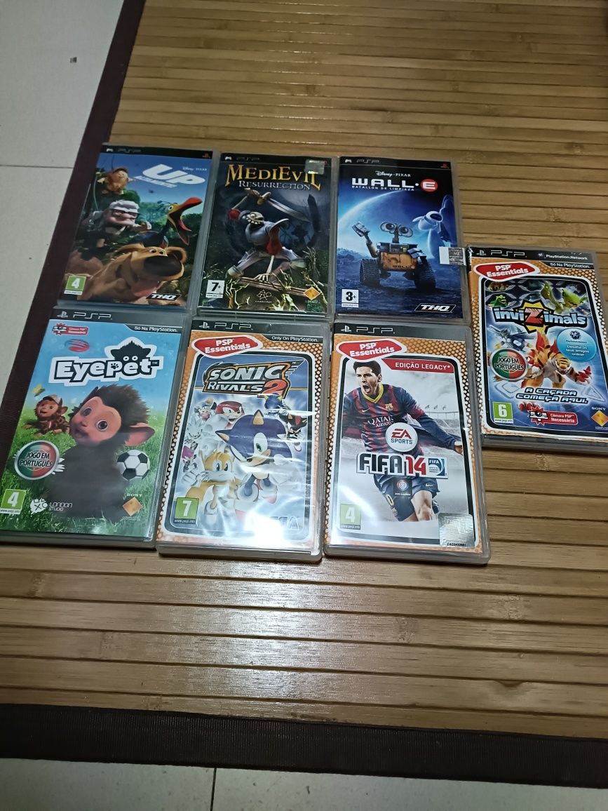 Caixas de jogos PSP
