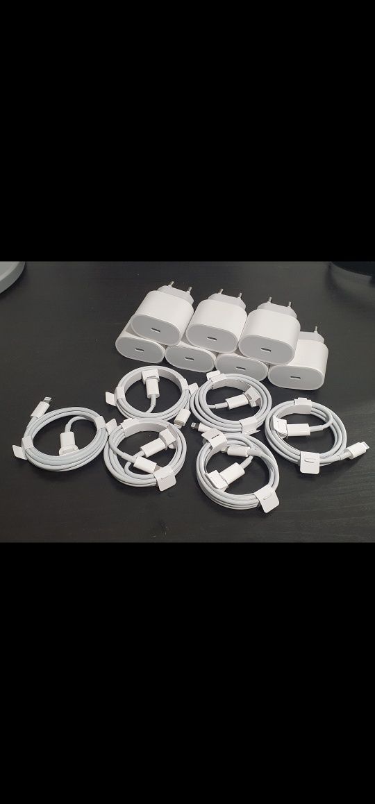 Ładowarka + przewód Apple 20W USB C - Lightning