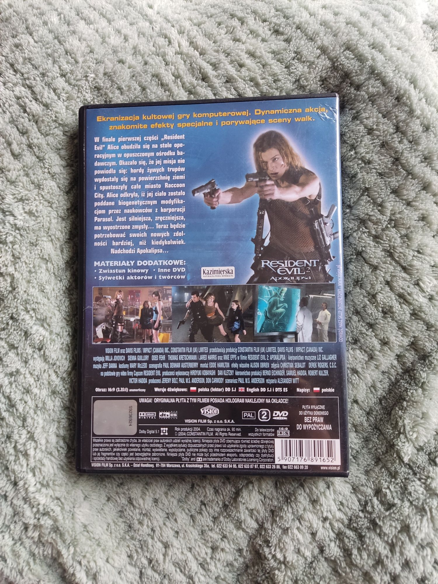 Resident evil 2 Apokalipsa DVD