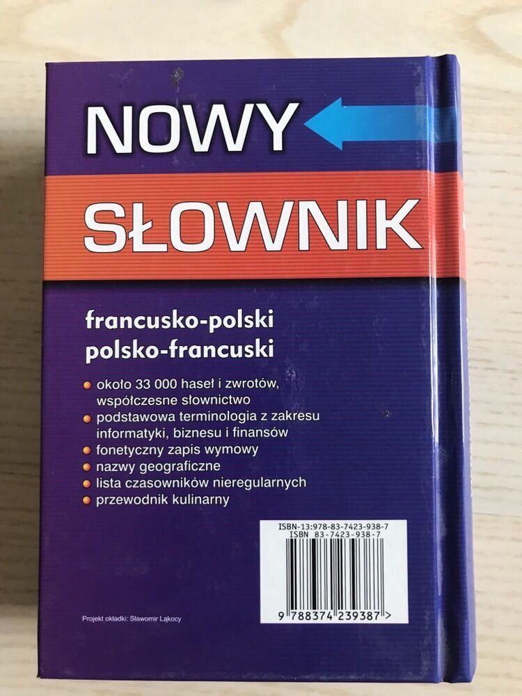 Nowy słownik polsko-francuski, francusko-polski