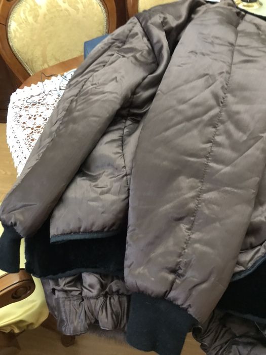 Лётная.льотна куртка,две вн.молнии,56-5, овчина, норка, соболь, новая