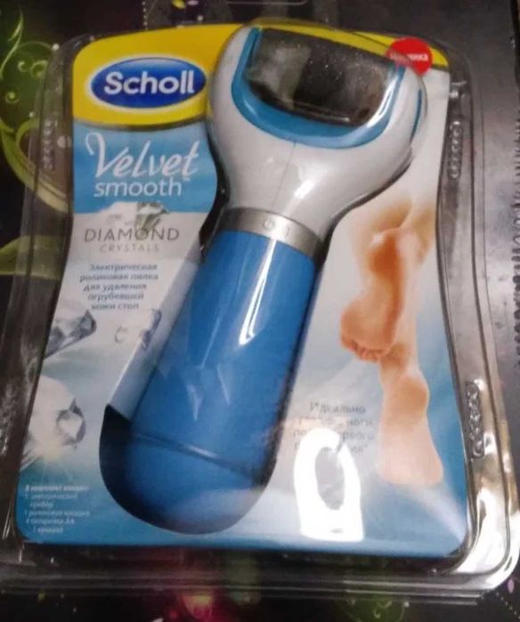 Прибор для косметической шлифовки пяточек Velvet smooth