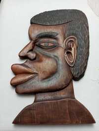 busto em madeira africano (São Tomé e Príncipe)