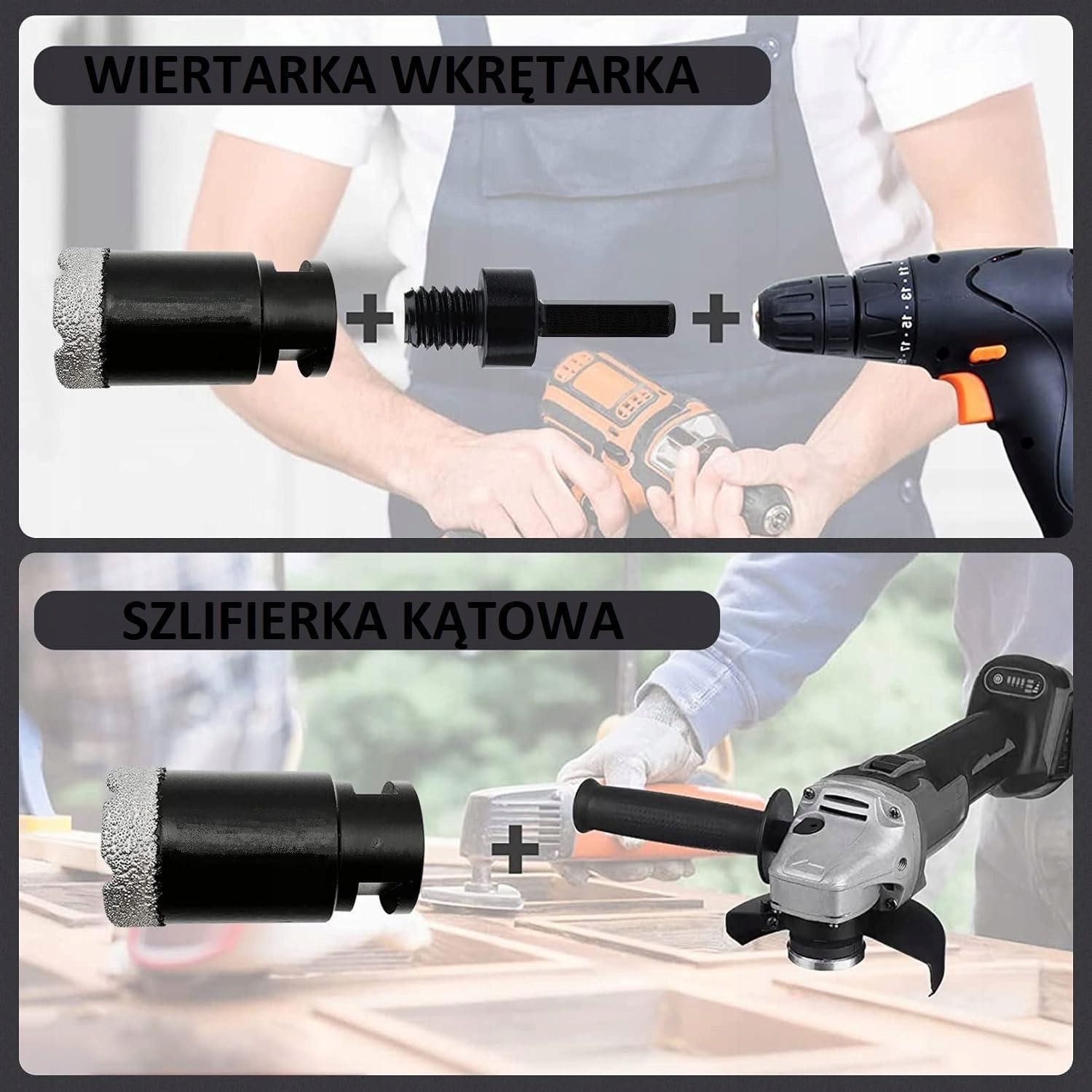 otwornica DIAMENTOWA KORONKA WIERTŁO 6mm M14 do płytek gres kamień