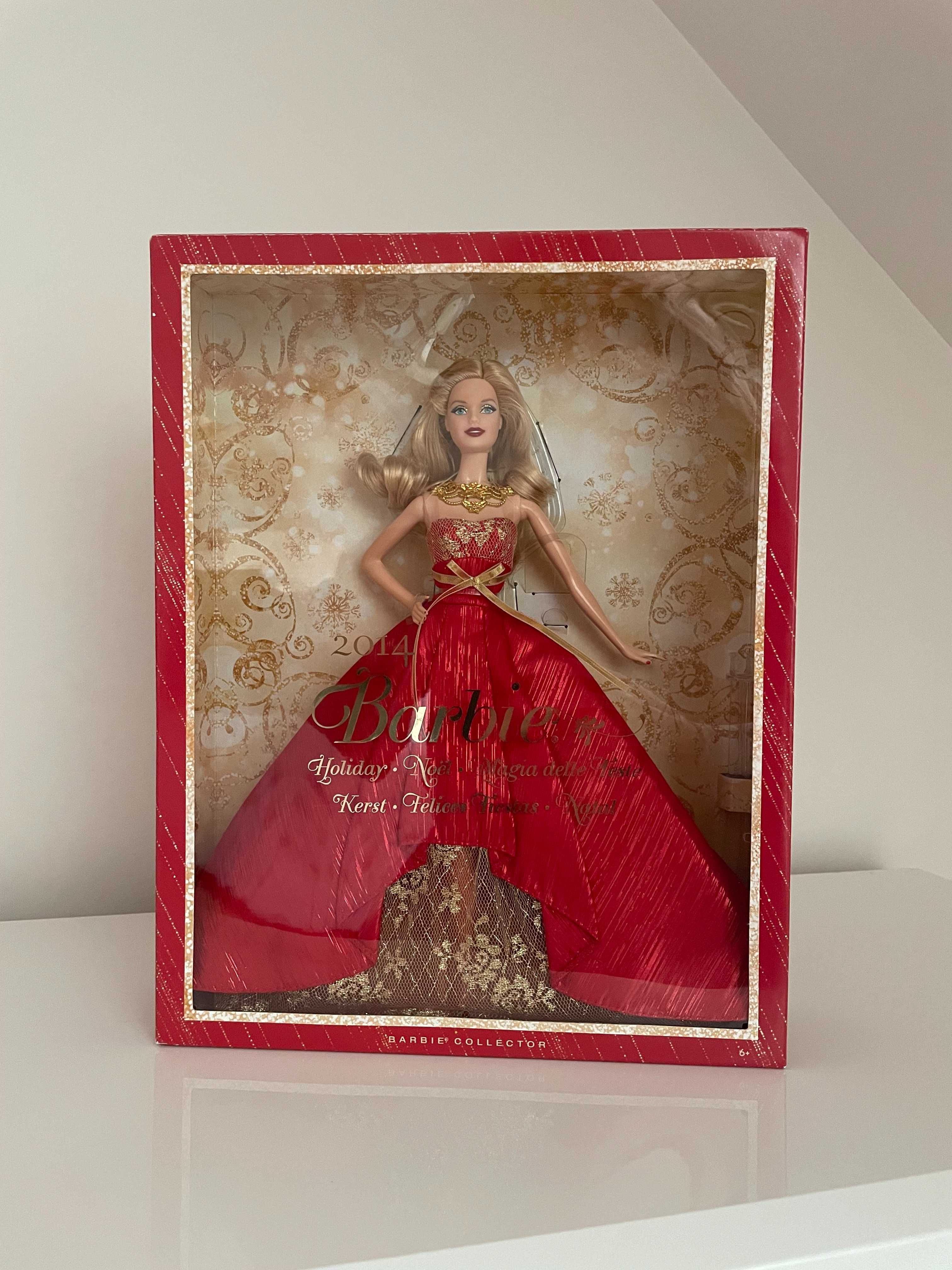 Kolekcjonerska lalka Barbie 2014 Holiday Barbie