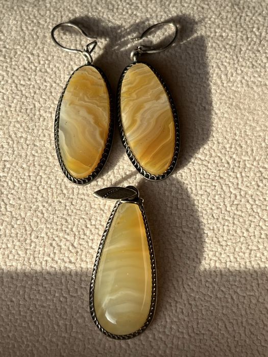 Серьги Агат Свердловск