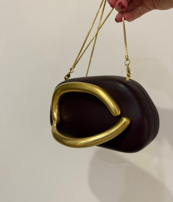 Клатч Zara новий колір бордо