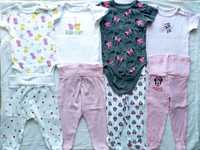 4x body 74 4x polspiochy spodnie Disney myszka Miki Minnie smyk 100%