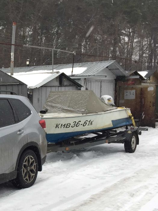 Продам Моторний човен МКМ, двигун Хонда, лафет