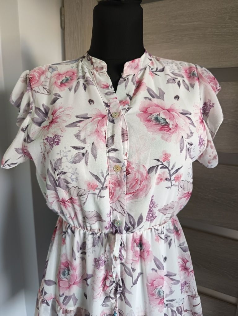 Elegancka letnia sukienka r.38