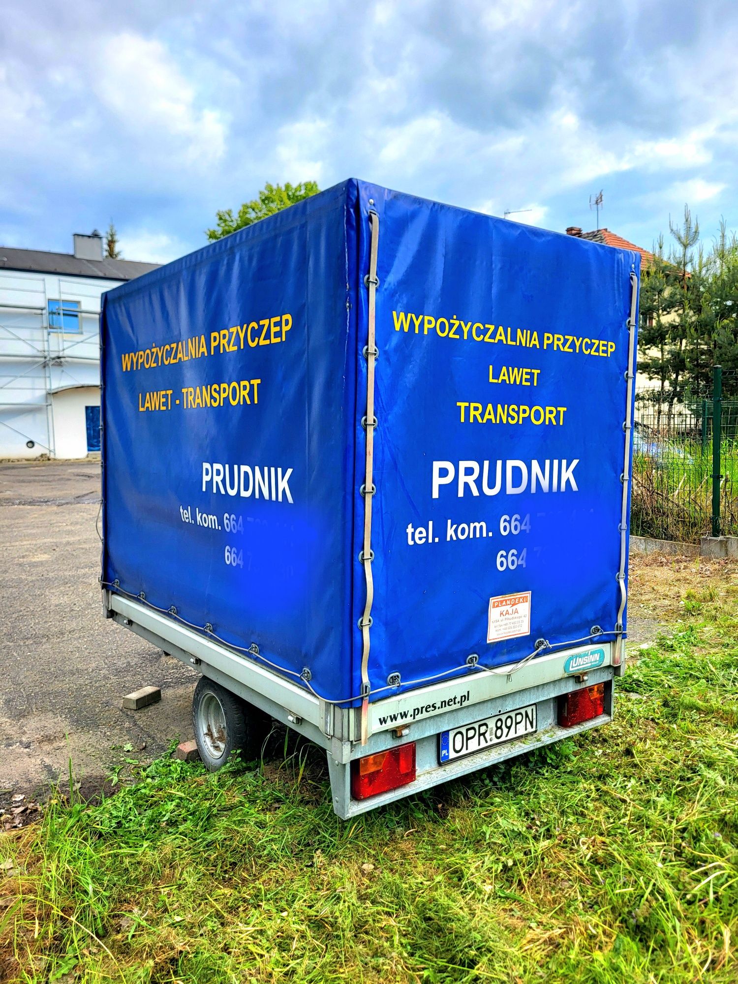 Przyczepka samochodowa SAM lekka Aluminiowa Dmc 1300kg