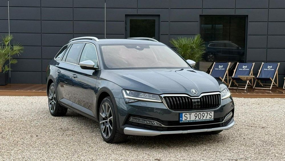 Skoda Superb Skoda Superb 2.0 TDI SCR 4x4 Scout DSG, Salon PL, 1 wł! FV! HAK