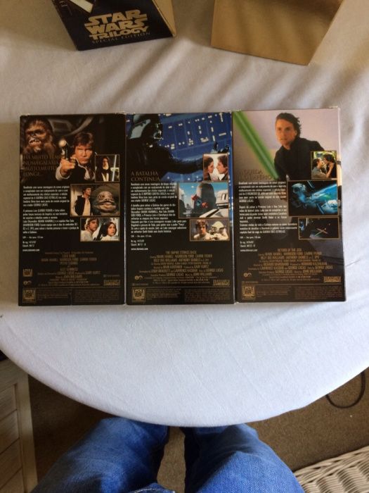 VHS Star Wars Trilogy Edição Especial + Episódio I