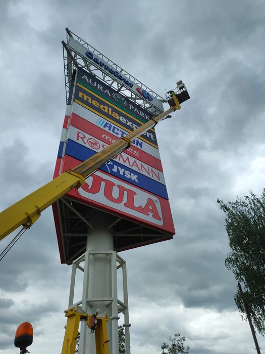 Usługi podnośnikiem koszowym zwyżka podnośnik koszowy wynajem 16-26m