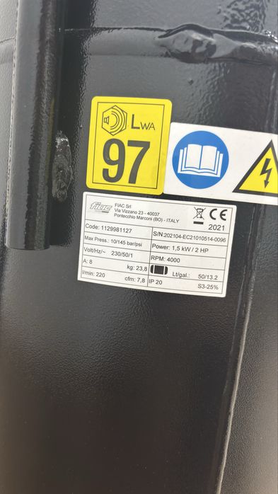 Compressor garagem 50L Fiac