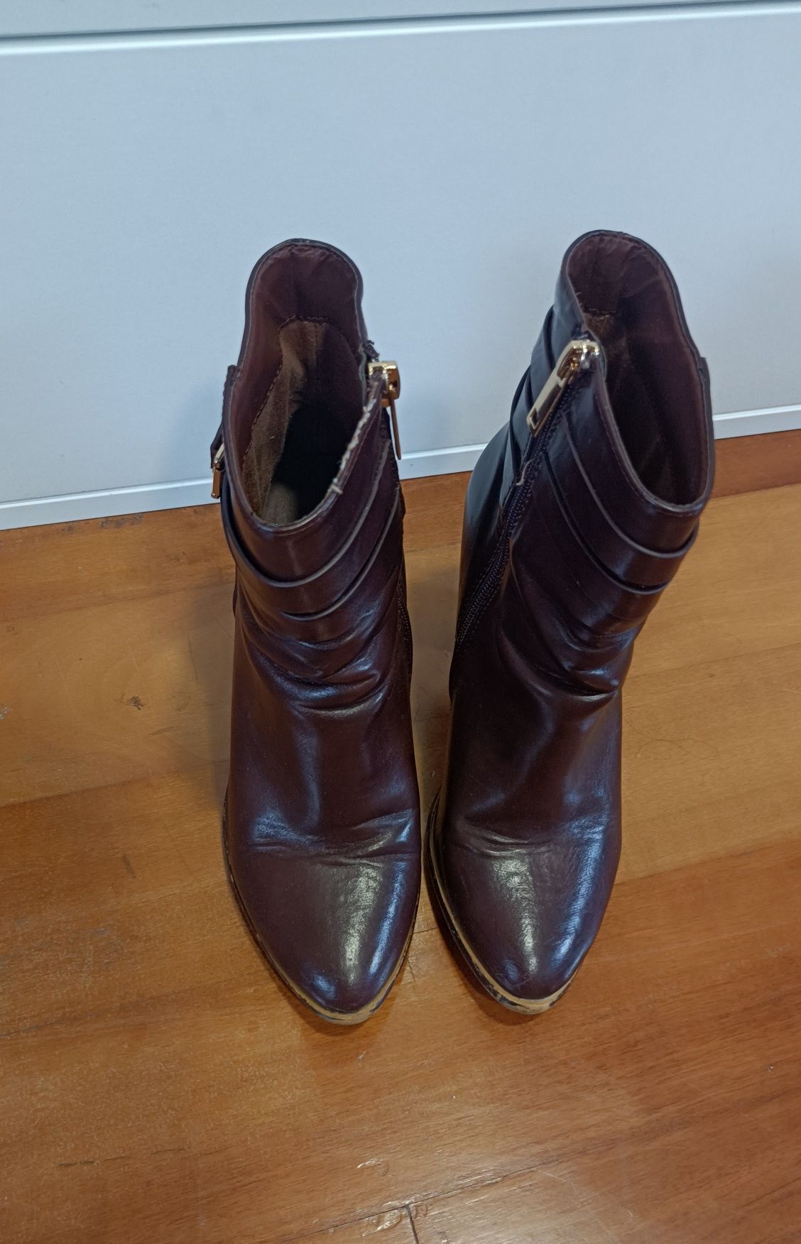 Botas  castanhas   Pinkie