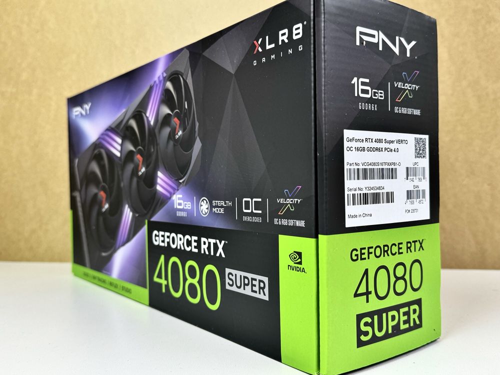 Нова Відеокарта GeForce RTX 4080 SUPER XLR8 Gaming OC 16 ГБ