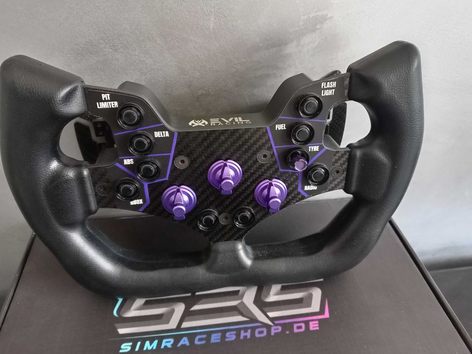 Kierownica simracing Evil Racing DGT v2f Dual Clutch Dan Suzuki Editio