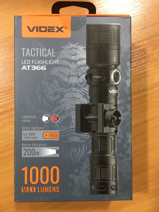 Тактичний світлодіодний ліхтарик VIDEX VLF-AT366