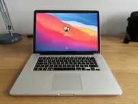 Apple MacBook Pro (Retina, 15-calowy, model A1398) + pudełko/zasilacz