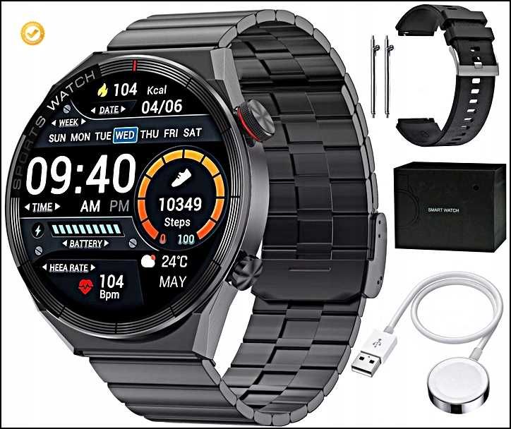 Zegarek Smartwatch 1.5 cala indukcyjny (gwarancja jakości)