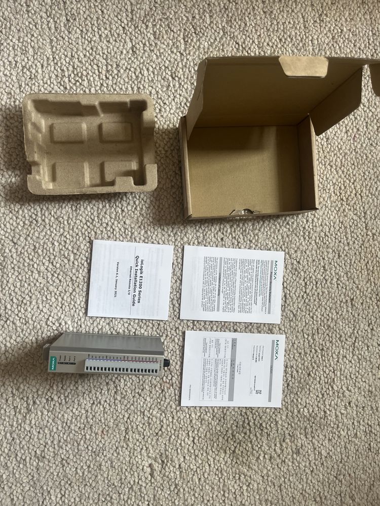 Moxa modbus 8x DI + 8x DIO // ioLogik E1212