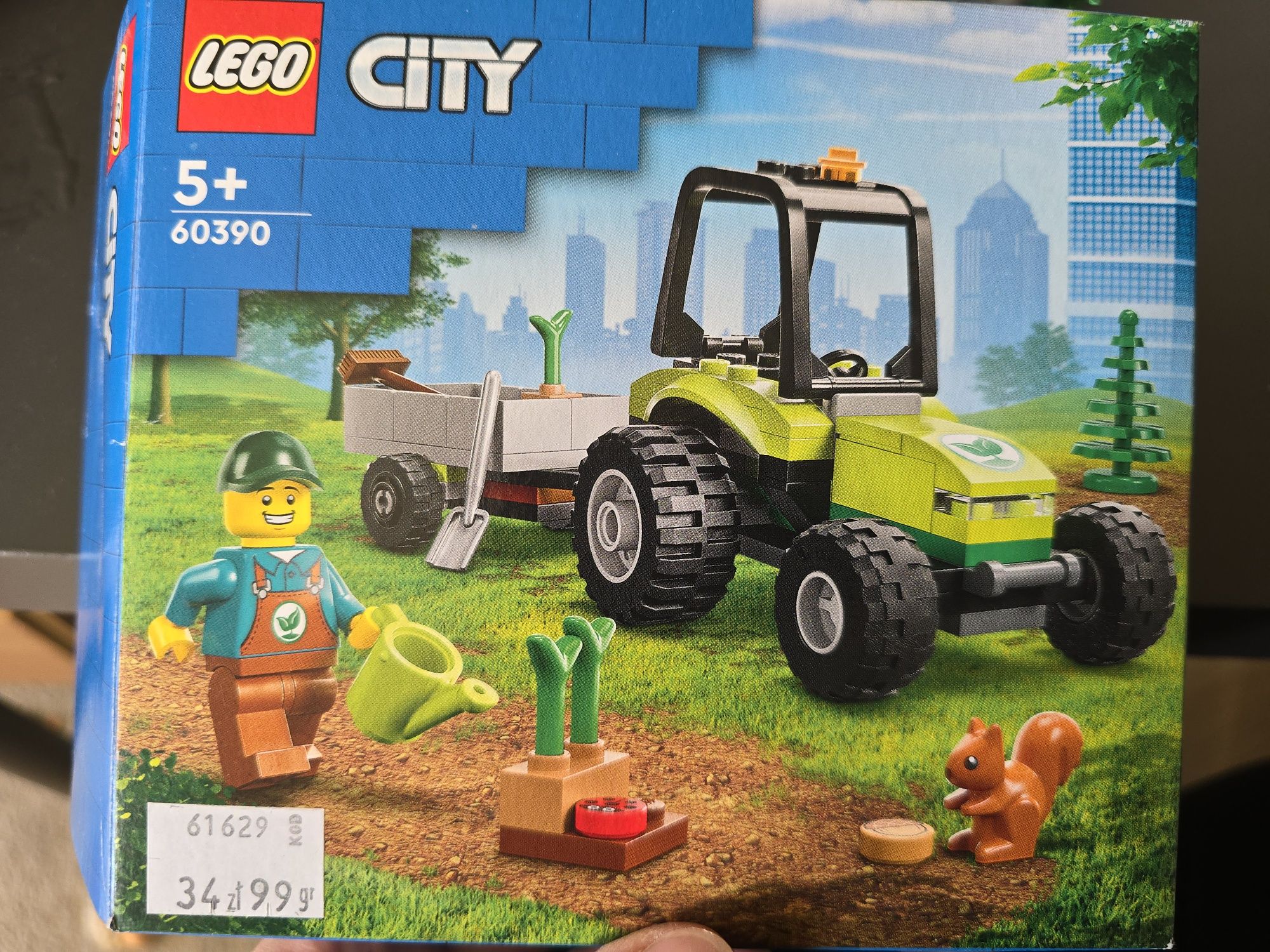 Zestaw farma LEGO City  traktor 60287 i 60390 traktor w parku DODATKI