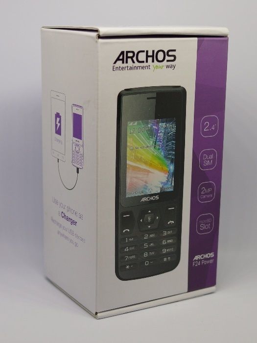 Telefon Archos f24 Power Bank Dual Sim Latarka Bateria 4000mAh microSD