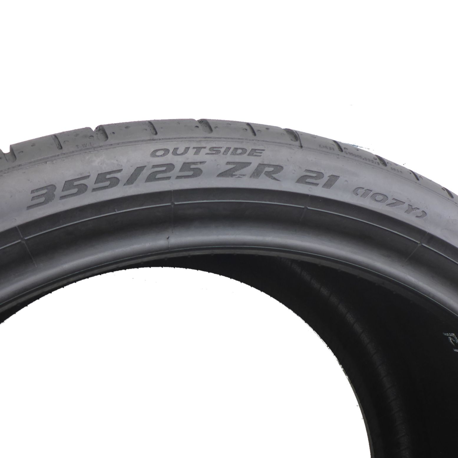 355/25/21 Pirelli 355/25ZR21 107Y XL P Zero Corsa L1 Lato 2018 4mm