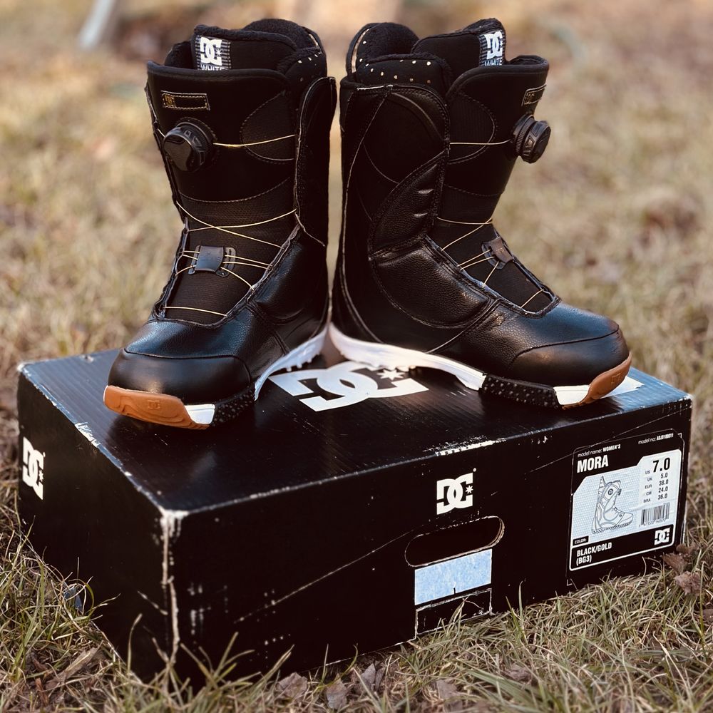 Сноубордичні черевики боти для сноуборду жіночі DC MORA women’s 36 Boa