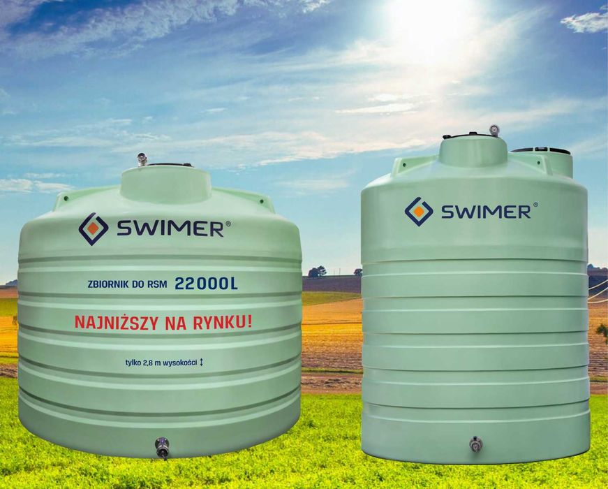 Zbiorniki na nawozy do nawozu RSM 22 000 litrów+ 15 000 litrów zestaw