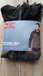 Nowa męska kurtka softshell z kapturem L Seven for 7 szaro-czarna