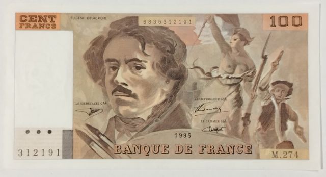 100 Franków Francja 1995