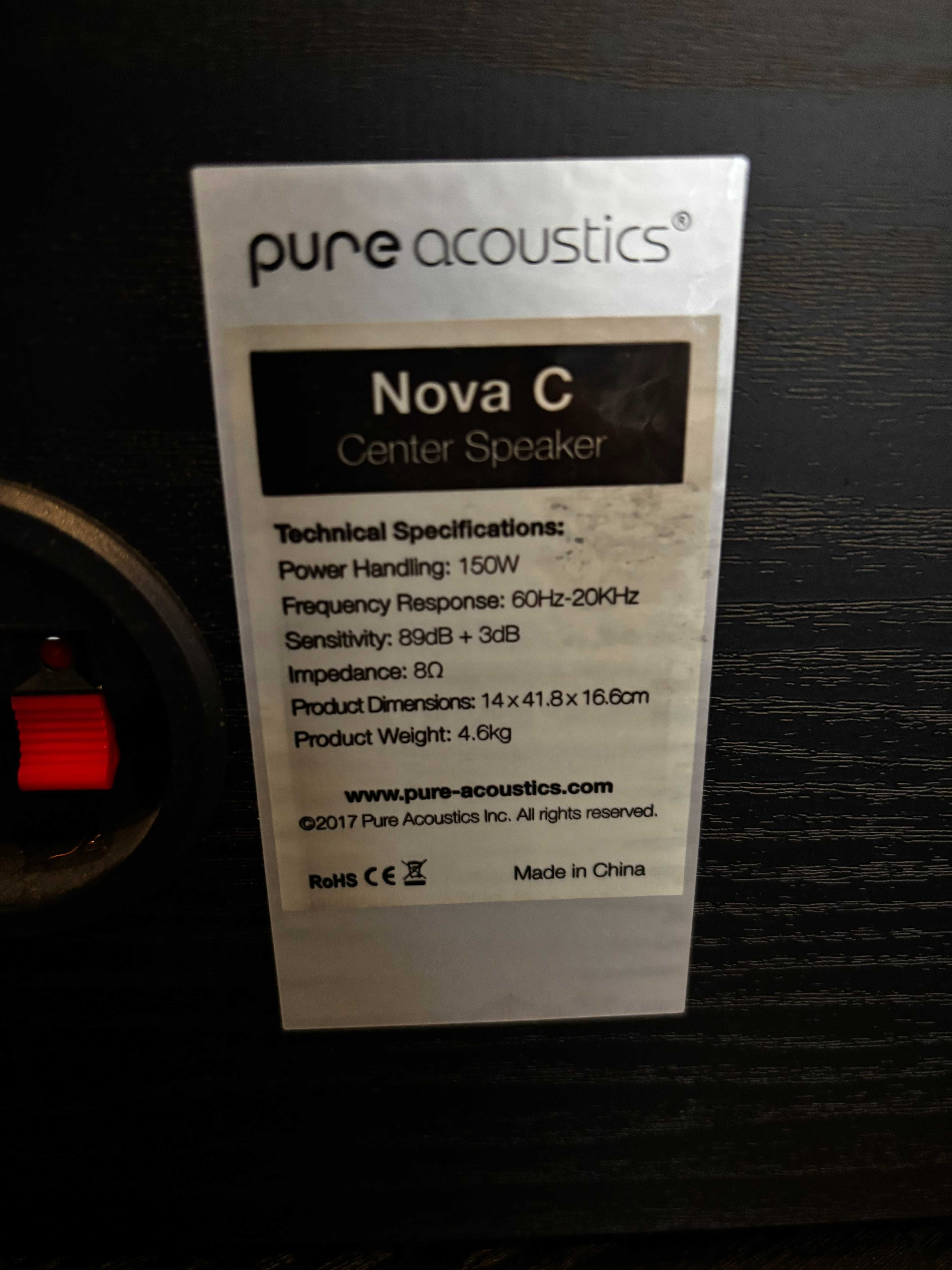 Zestawy głośników - Marka: Pure Acoustics
NOVA