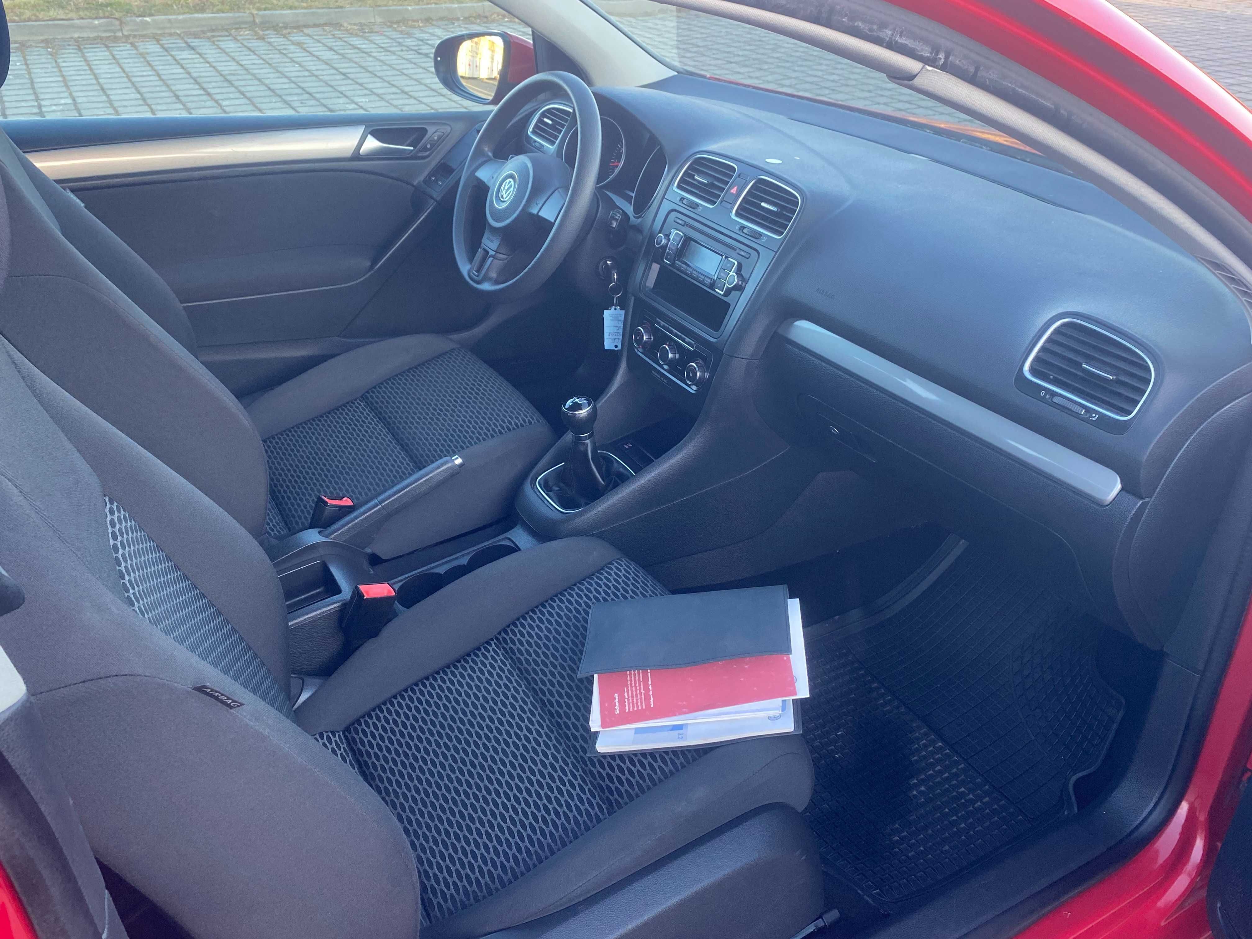 VW GOLF 6 ROK 2009 POJ, 1.4 MPI 85 KM PRZEB. 143000 serws klima