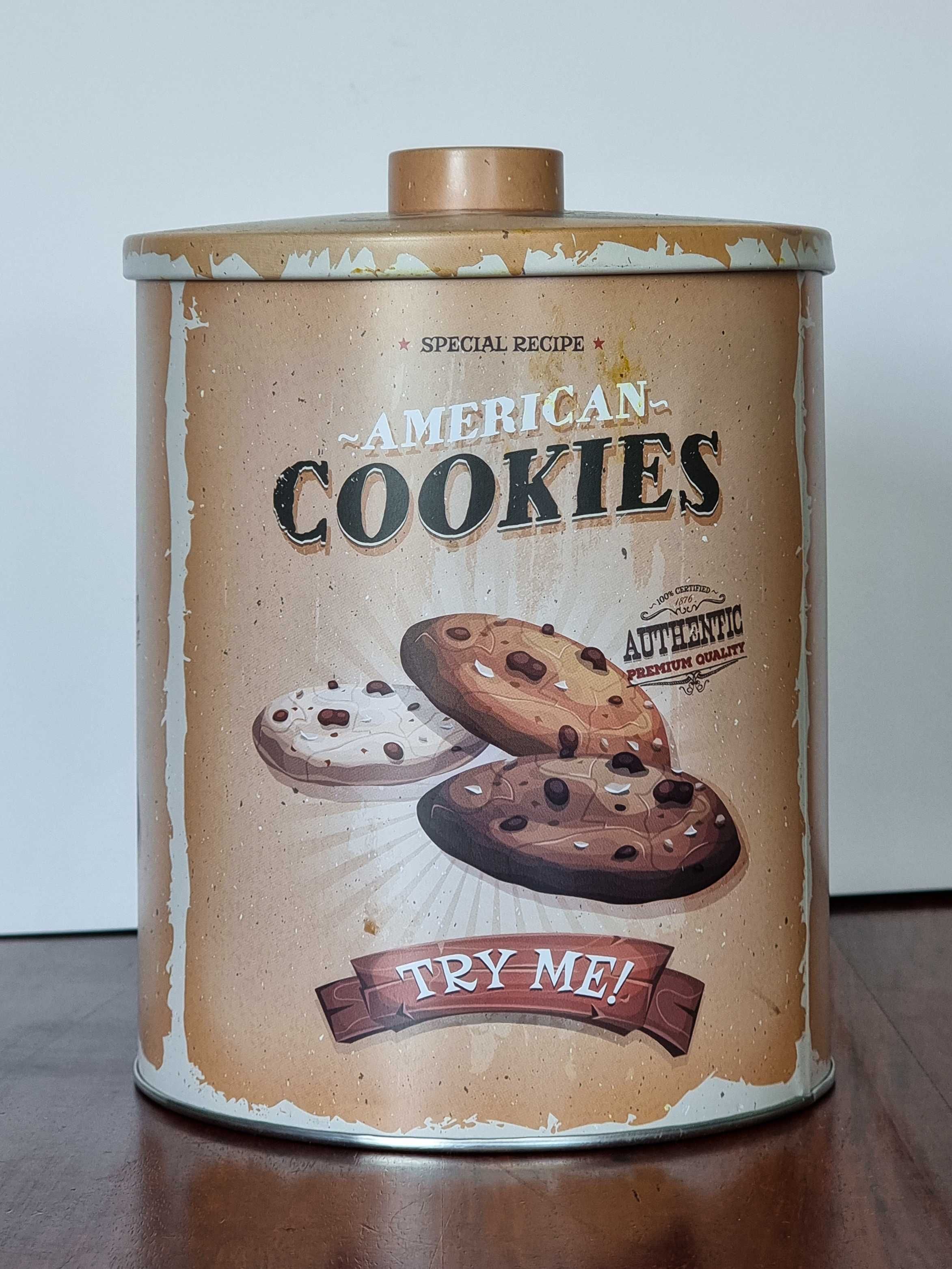 Puszka na ciasteczka American Cookies retro