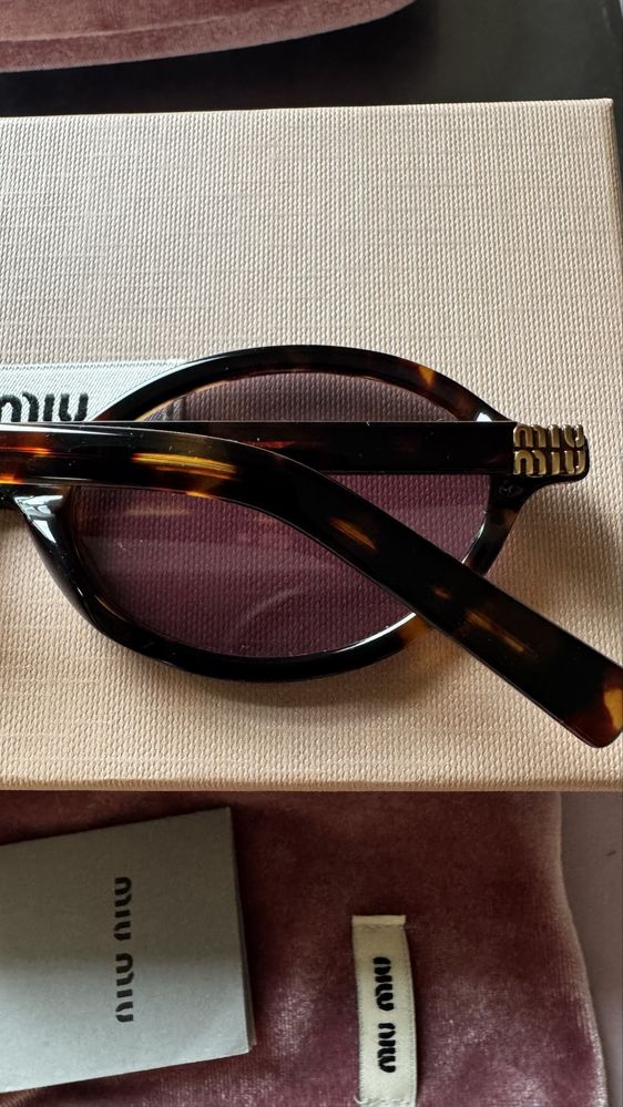 Рожеві окуляри овали Miu Miu оригінал