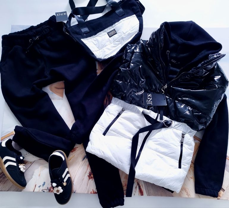 Biało Czarny KOMPLET 3w1