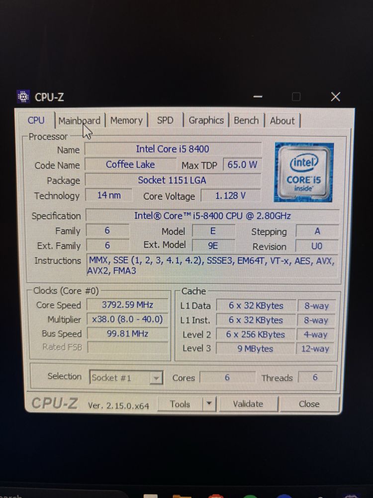 Gigabyte H310M DS2 + Intel Core i5-8400 + chłodzenie Intel