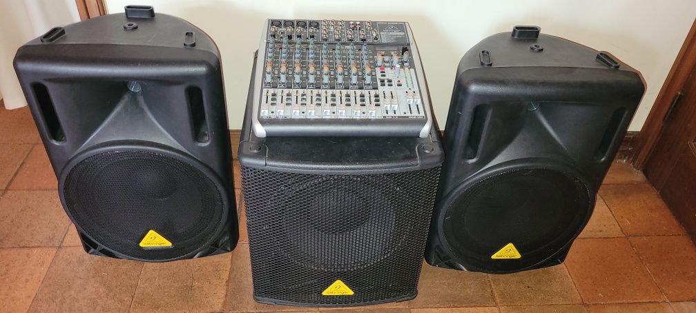 Sistema PA Behringer + Mesa Mistura