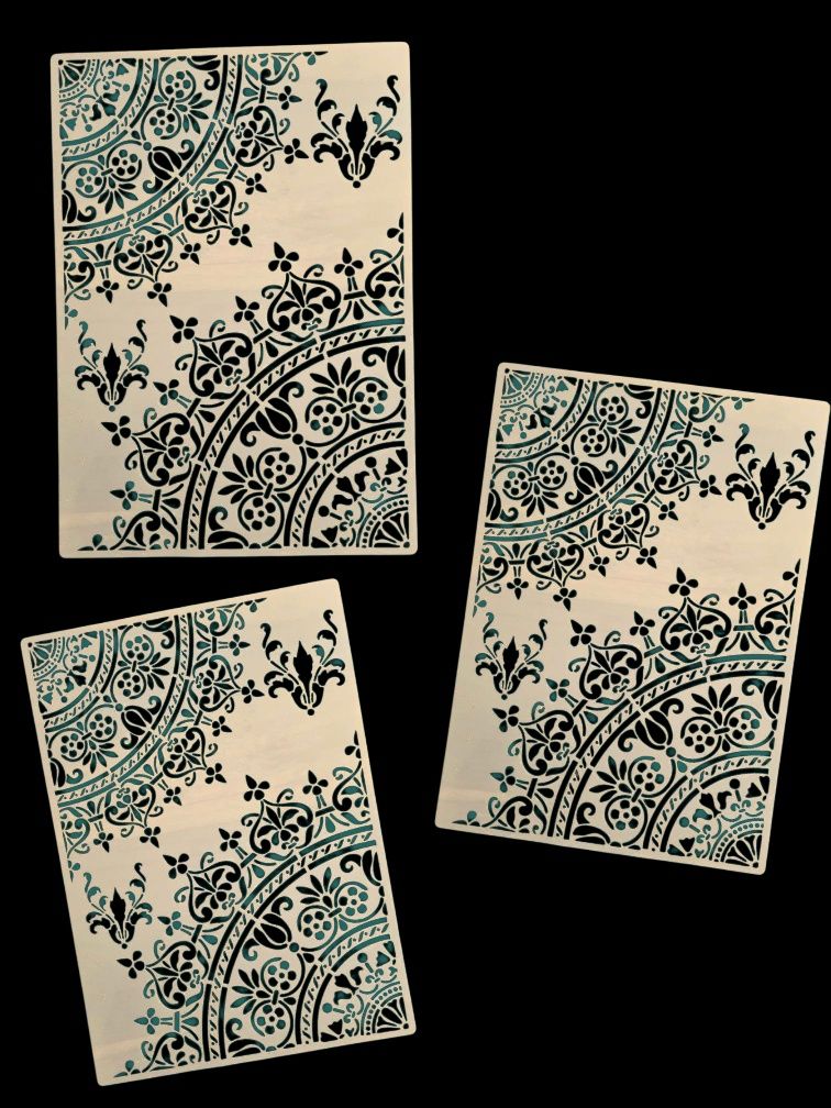 Szablony mandali, malarski, DIY, scrapbookingu, tynk ozdobny - Nowe