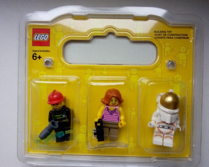 LEGO 852766 strażak kosmonauta turystka KOMPLET !