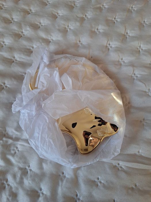 Nowa Taca Dekoracyjna Paterka Liść Złota Sinsay Jesień